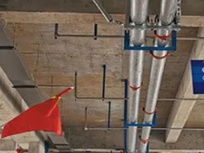 钟楼管廊支架的安装方法